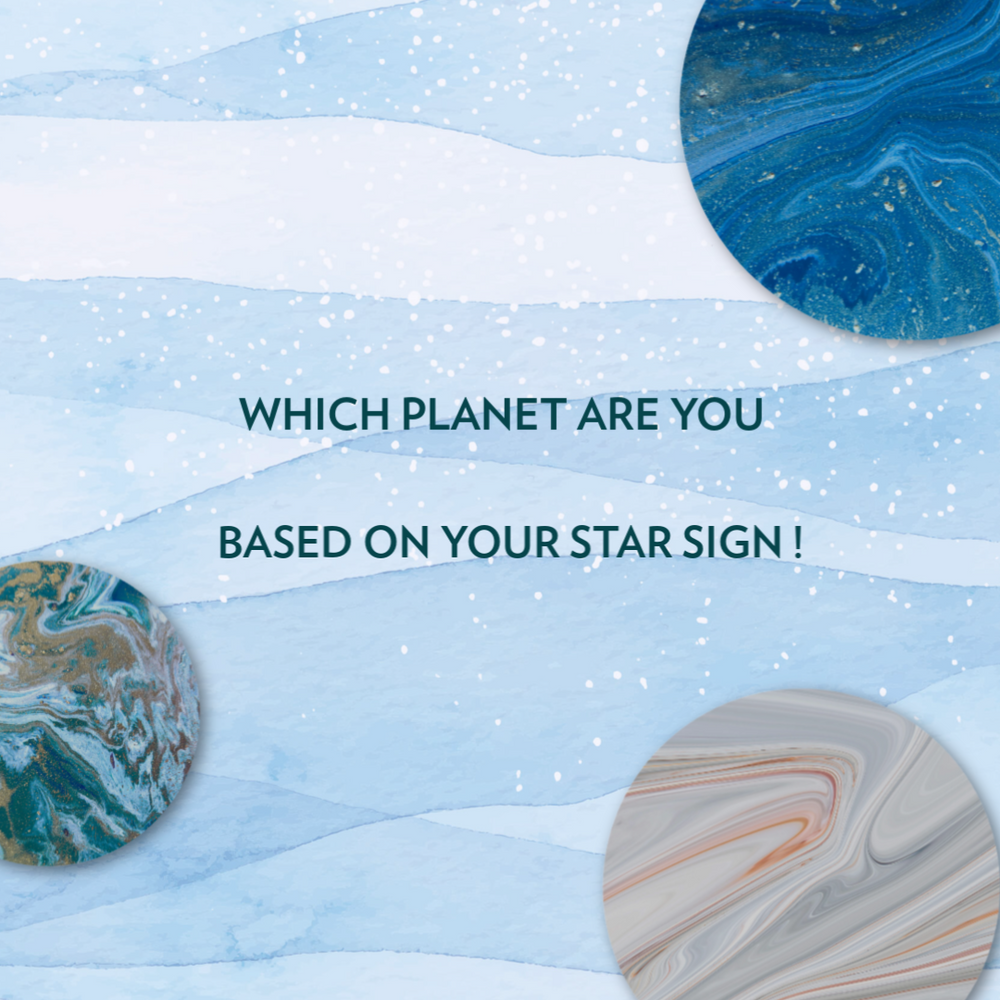 A Thousand Planets - Which Planet Are You Based On Your Star Sign 🌟